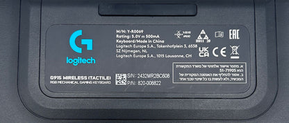 Logitech G915 Wireless (Tactile) RGB Mechaninė Gaming Žaidimų Klaviatūra