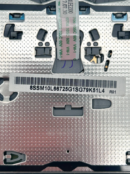 Lenovo ThinkPad E570 Sidabrinis Jutiklinis Pelės Kilimėlis (Mousepad/Touchpad) NBX0001HZ00