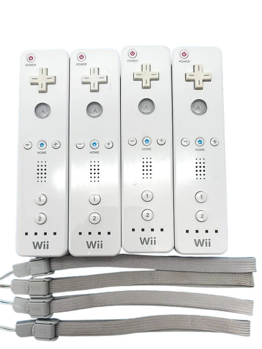 4 VNT Originalūs Nintendo Wii Balti Valdikliniai Pulteliai