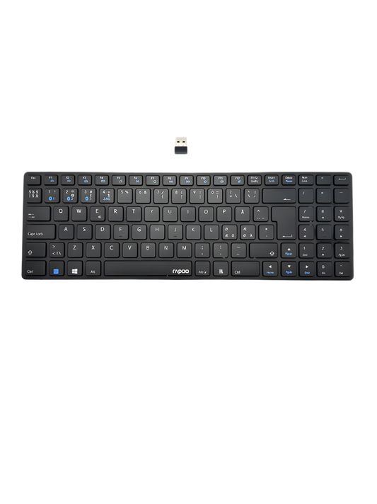 Rapoo Multi-mode 9300T Slim Wireless Belaidė Darbo / Ofiso Klaviatūra
