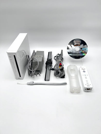 Nintendo Wii RVL-001 Žaidimų Konsolės Baltas Rinkinys