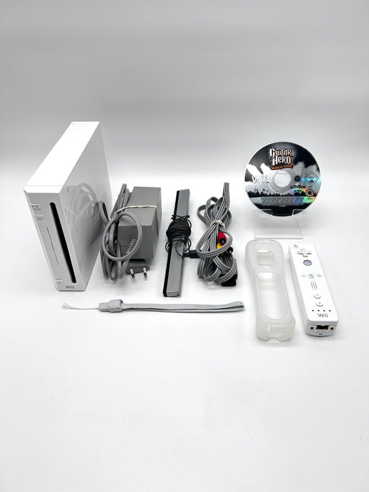 Nintendo Wii RVL-001 Žaidimų Konsolės Baltas Rinkinys