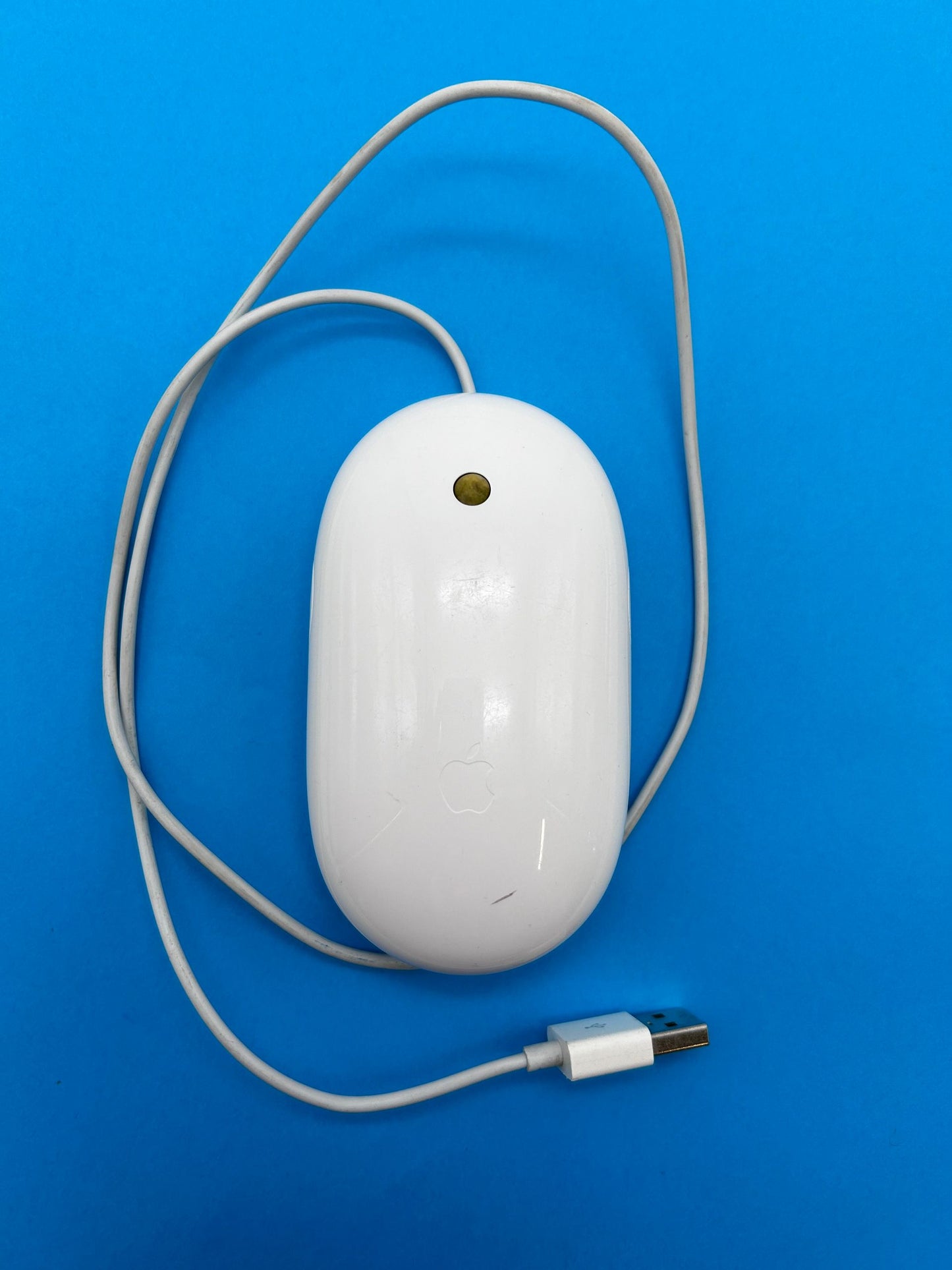 Originali Apple Mighty Mouse A1152 Laidinė Balta Pelė EMC No.: 2058