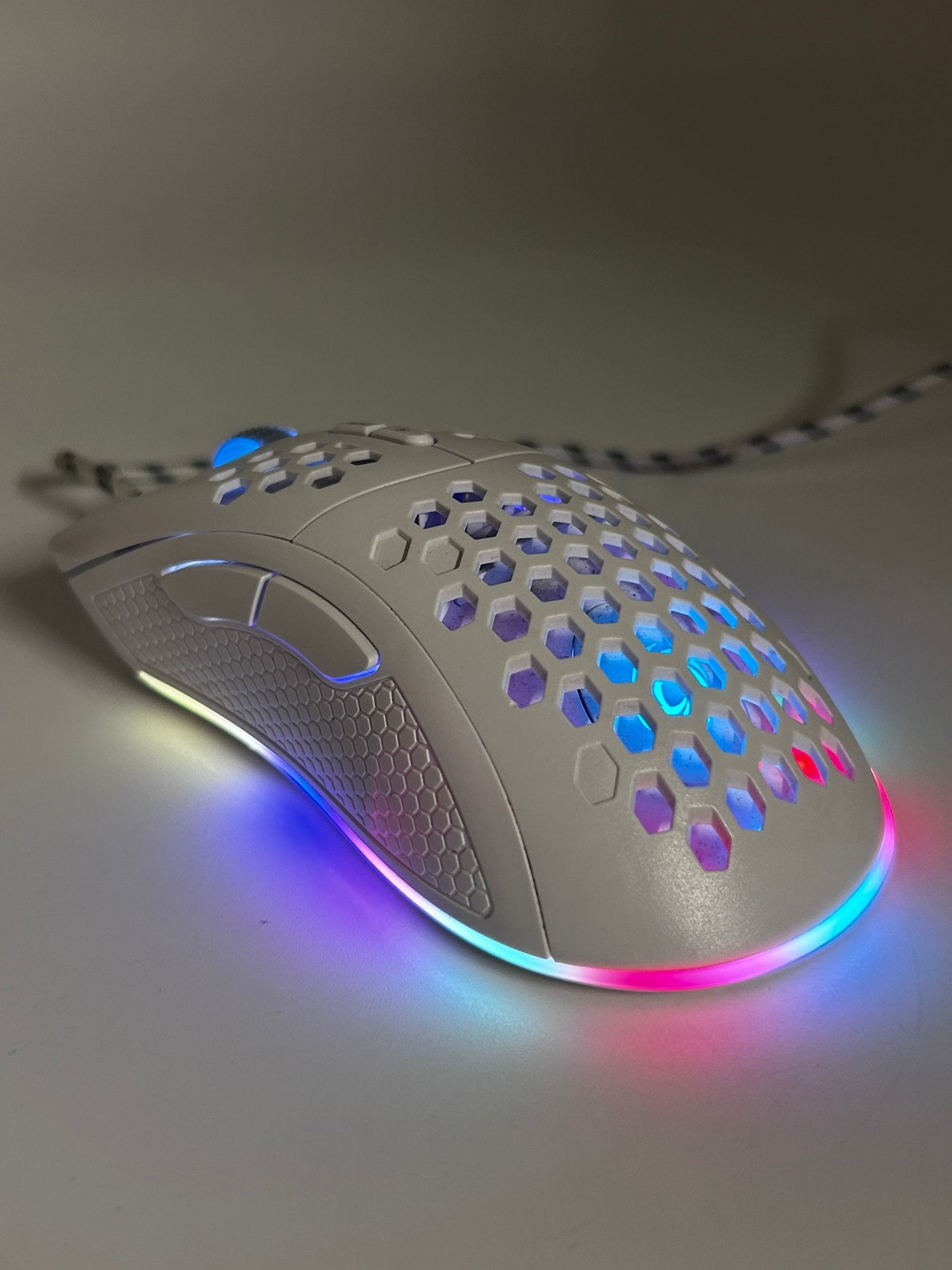 NOS M600 USB Laidinė Gaming Žaidimų Balta Pelė