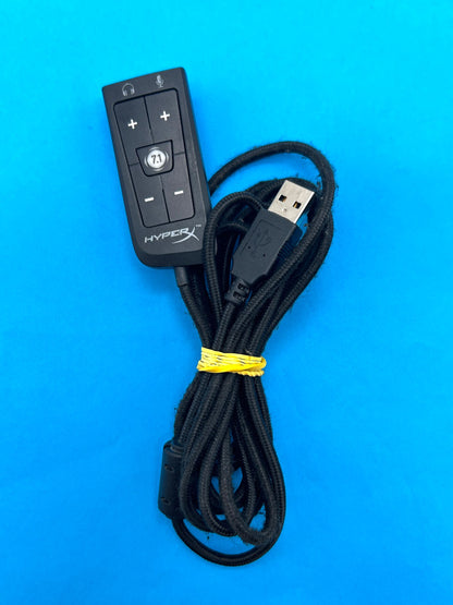 HyperX Cloud II Audio Control Surround Sound Button Card Box