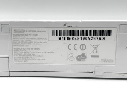 Nintendo Wii RVL-101 Žaidimų Konsolės Baltas Rinkinys