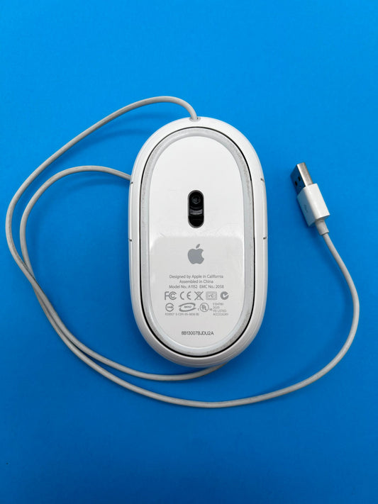 Originali Apple Mighty Mouse A1152 Laidinė Balta Pelė EMC No.: 2058