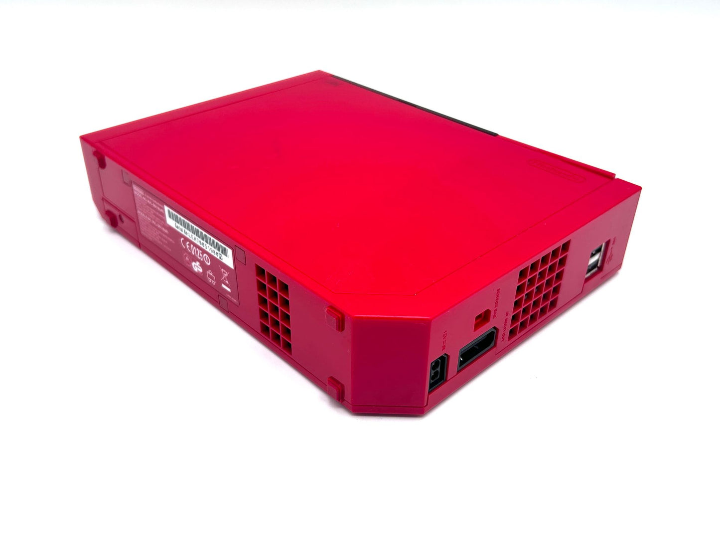 Nintendo Wii RVL-001 Žaidimų Konsolės Raudonas Rinkinys Dviems