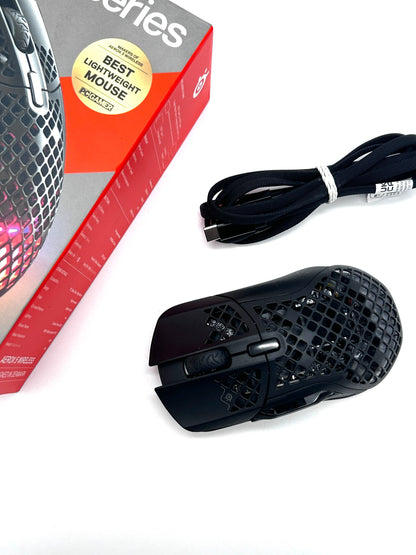 SteelSeries Aerox 5 Wireless Belaidė Gaming Žaidimų Juoda Pelė