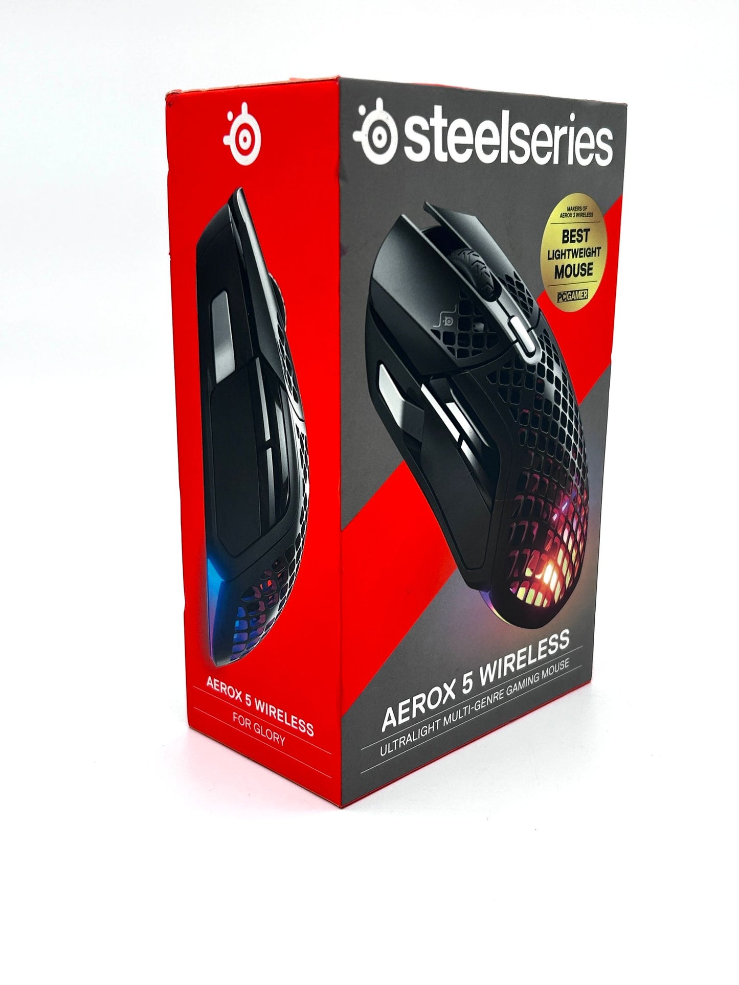 SteelSeries Aerox 5 Wireless Belaidė Gaming Žaidimų Juoda Pelė