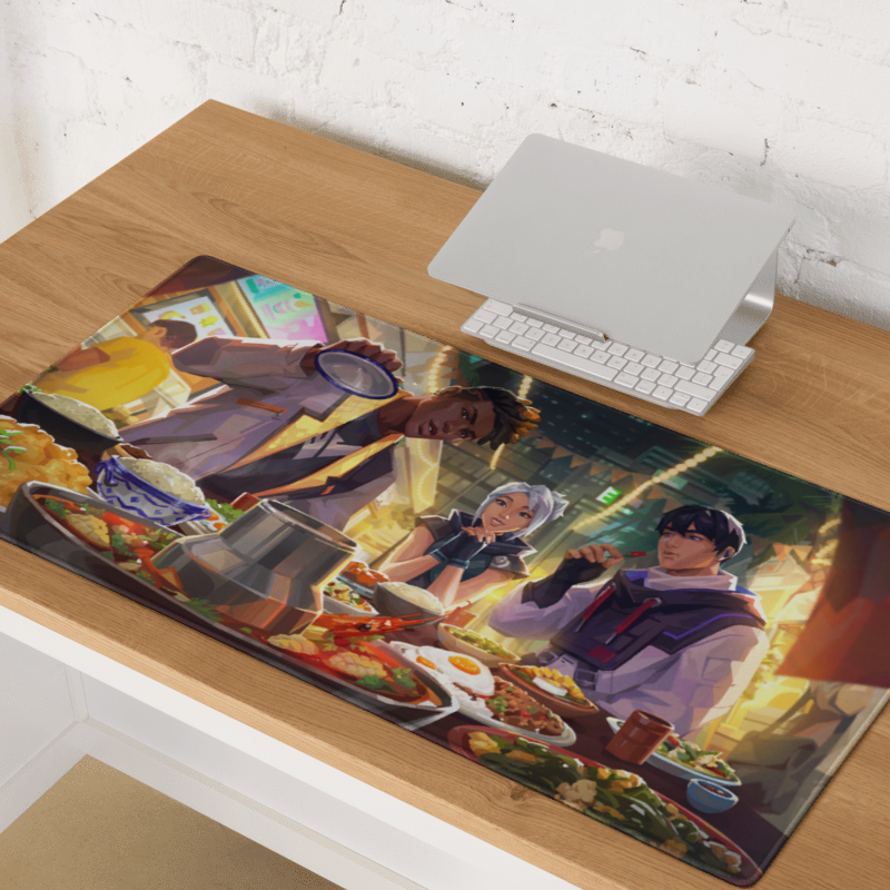 ,,City Dinner'' Valorant Žaidimų Kilimėlis Mousepad