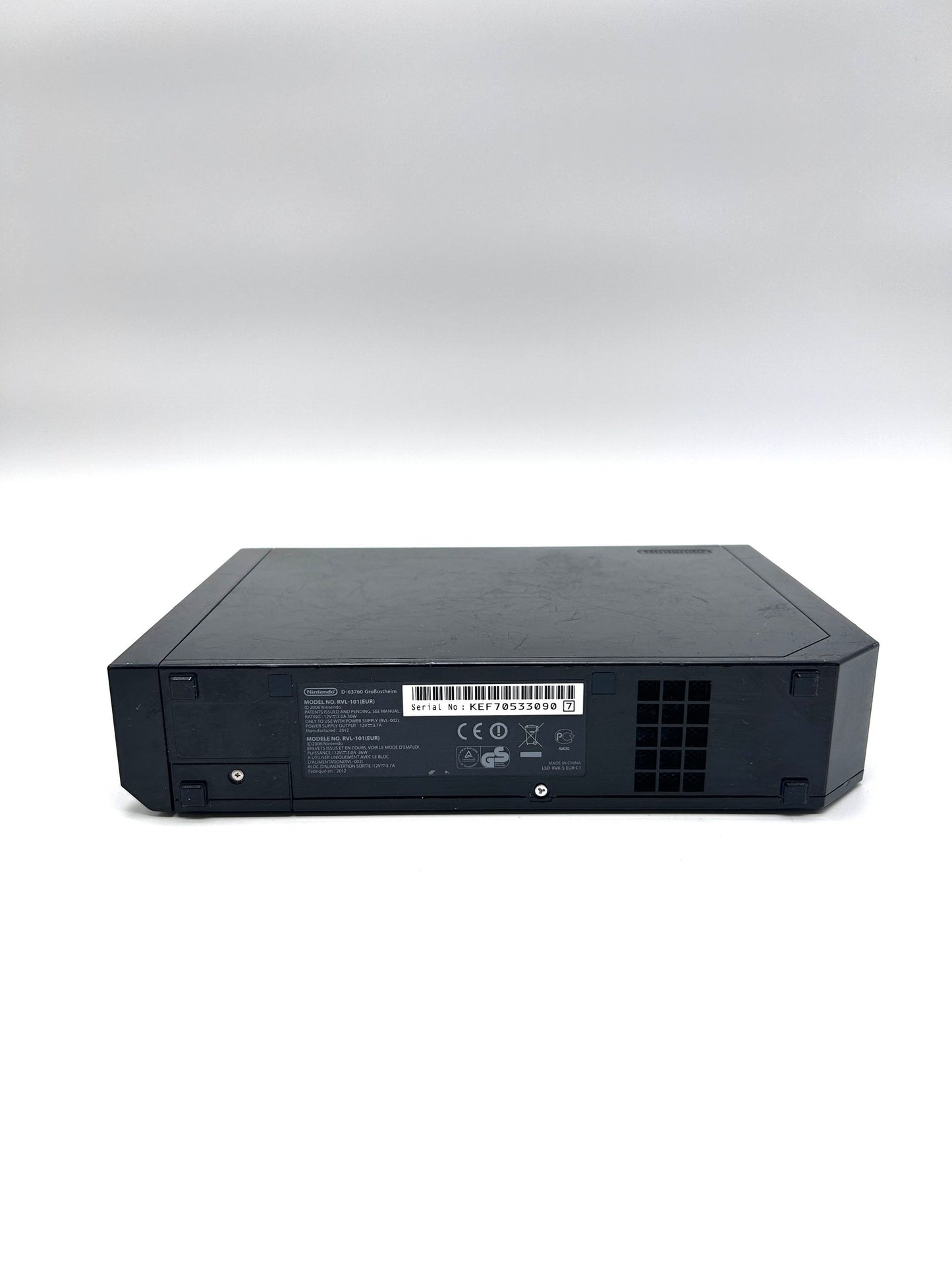 Nintendo Wii RVL-101 Žaidimų Konsolės Juodas Rinkinys