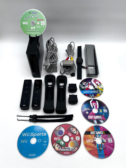 Nintendo Wii RVL-101 Žaidimų Konsolės Juodas Rinkinys