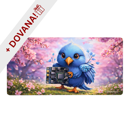 Labai Didelis ,,Cypukas Cherry Blossoms'' Žaidimų Kilimėlis Mousepad 90x40 + DOVANA!