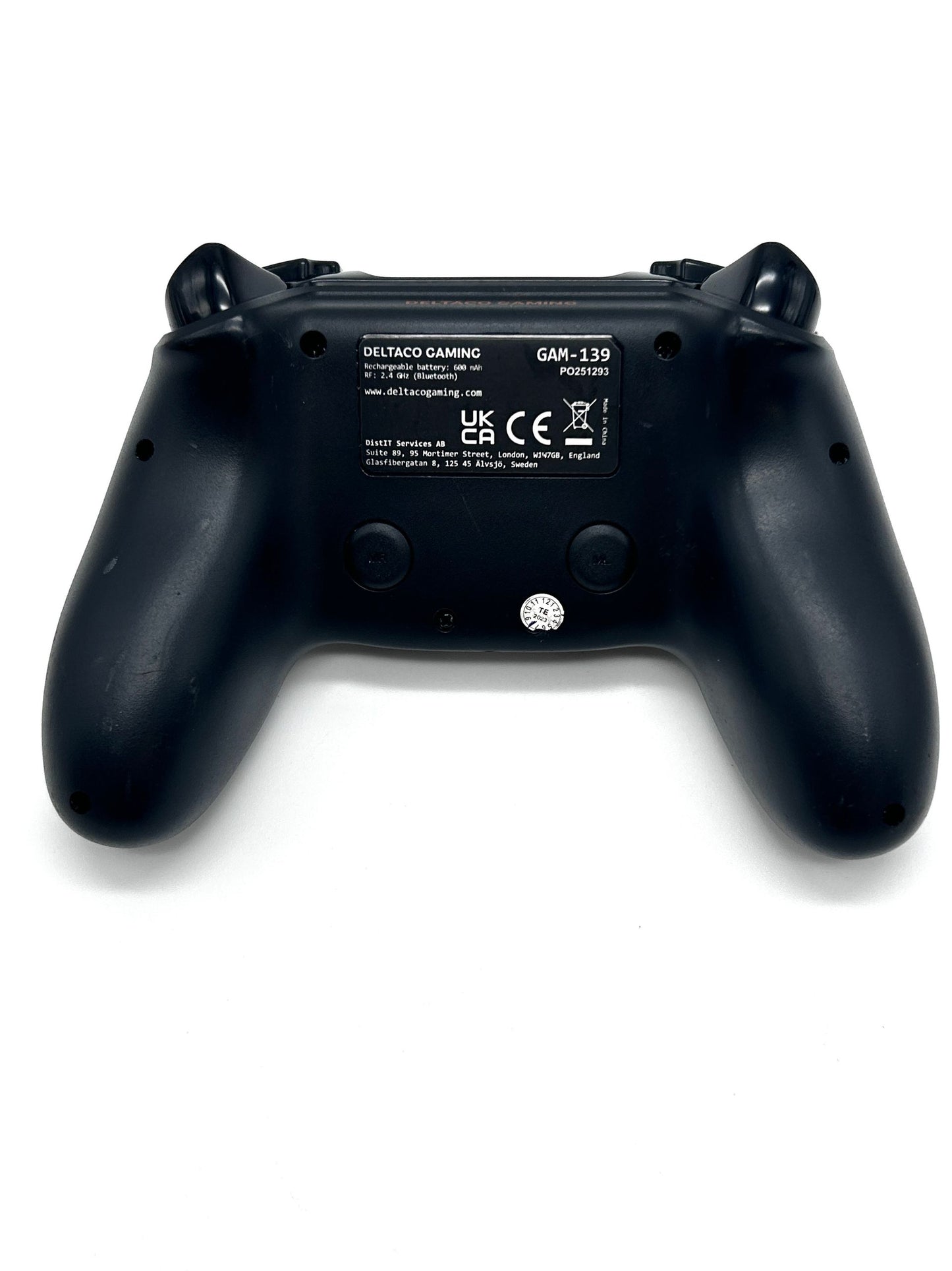 Deltaco Gaming Wireless Bluetooth Controller for PS4, PC, Android, iOS Žaidimų Pultas