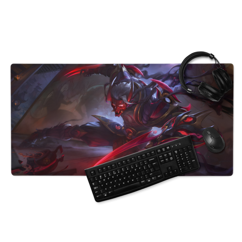 Blood Moon Zed Skin - League of Legends Žaidimų Kilimėlis Mousepad