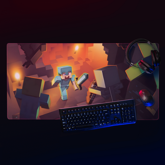 Minecraft ,,Into the Darkness'' Žaidimų Kilimėlis Mousepad