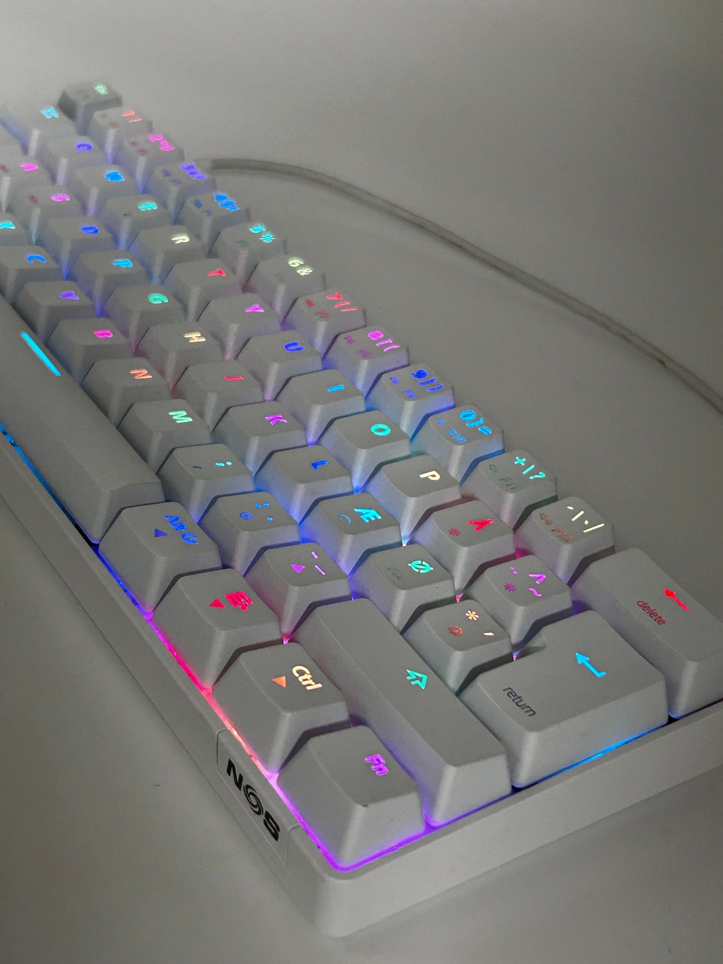 NOS C450 Mini Pro RGB Gaming Mechaninė Žaidimų Klaviatūra