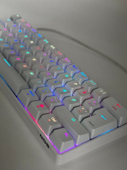 NOS C450 Mini Pro RGB Gaming Mechaninė Žaidimų Klaviatūra