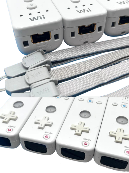 4 VNT Originalūs Nintendo Wii Balti Valdikliniai Pulteliai