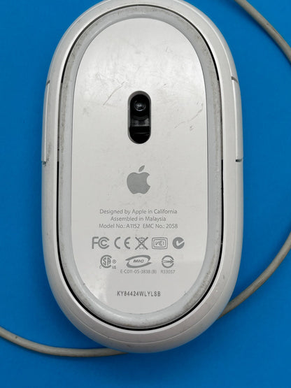 Originali Apple Mighty Mouse A1152 Laidinė Balta Pelė EMC No.: 2058