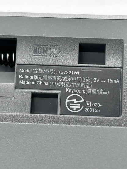 Originali Dell KB7221Wt Belaidė Wireless Darbo / Ofiso Klaviatūra