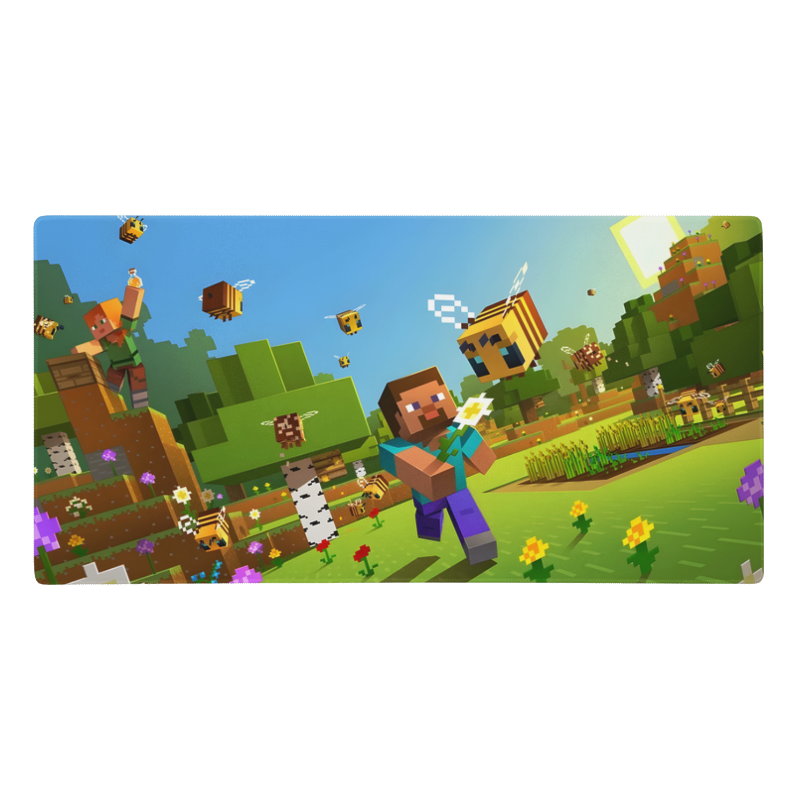 Minecraft ,,Buzzing Meadows'' Žaidimų Kilimėlis Mousepad