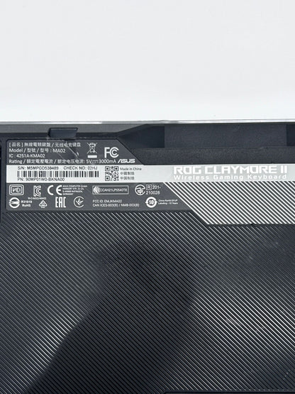 Originali Asus Rog Claymore II 2 Wireless Gaming Šviečianti Mechaninė Klaviatūra