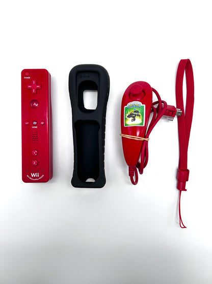 Nintendo Wii Mini RVL-201 (EUR) Žaidimų Konsolės Raudonas Rinkinys