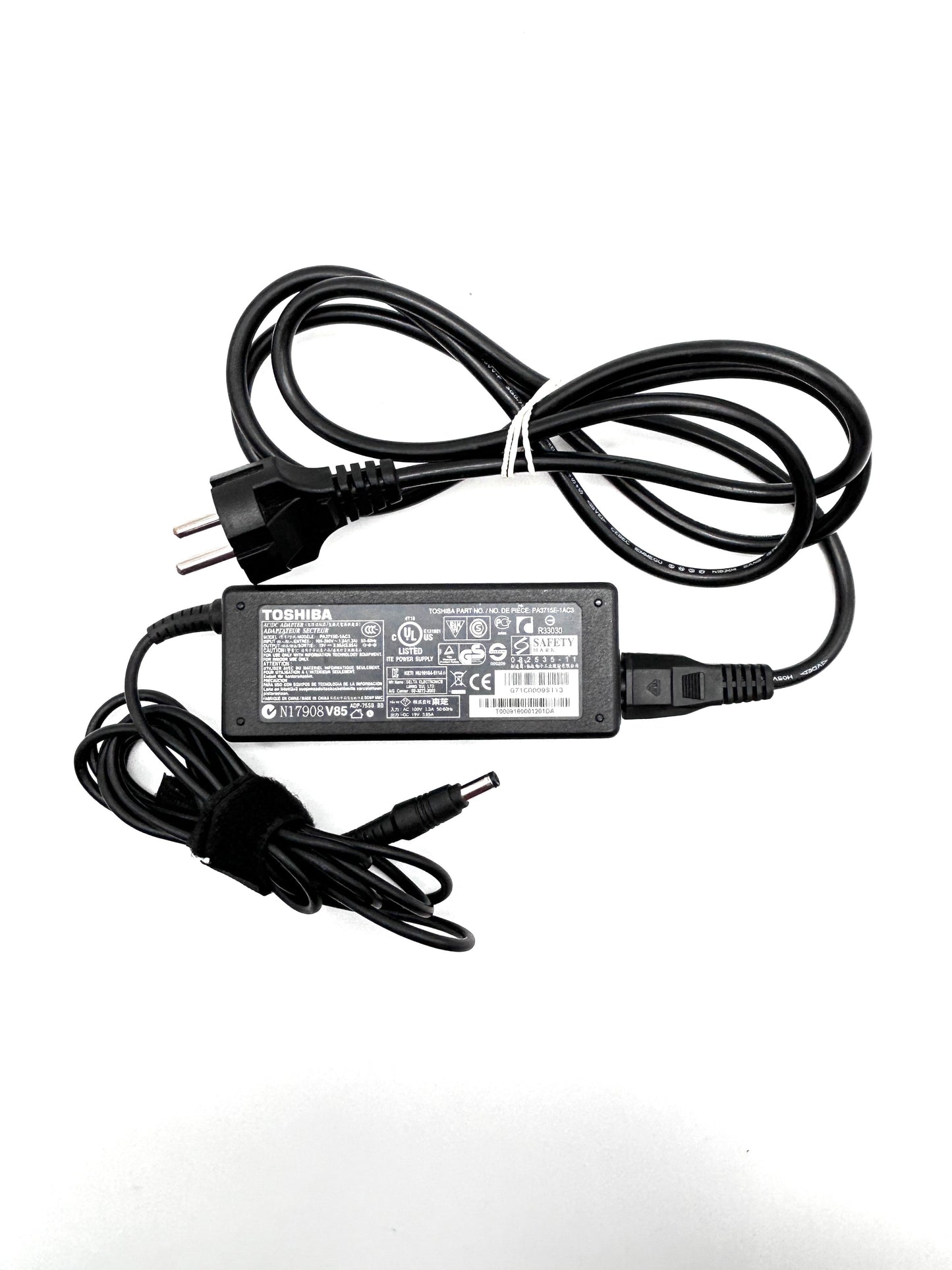 Toshiba AC Adapteris Nešiojamo Kompiuterio Įkroviklis
