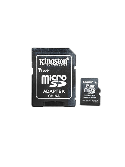 2GB Kingston Technology SD Card + Micro SD Atminties Laikmena Kortelė
