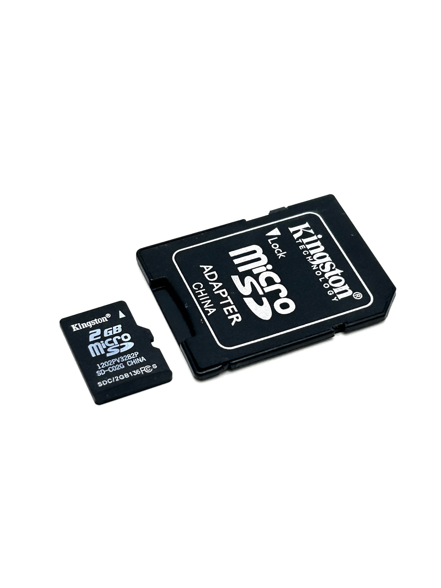 2GB Kingston Technology SD Card + Micro SD Atminties Laikmena Kortelė