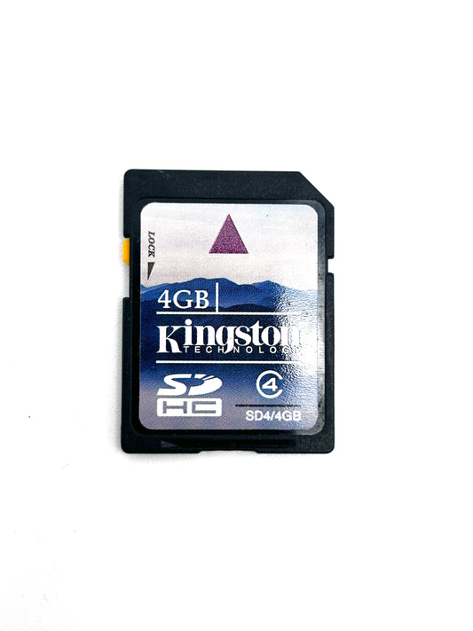 4GB Kingston Technology SD Card Atminties Laikmena Kortelė