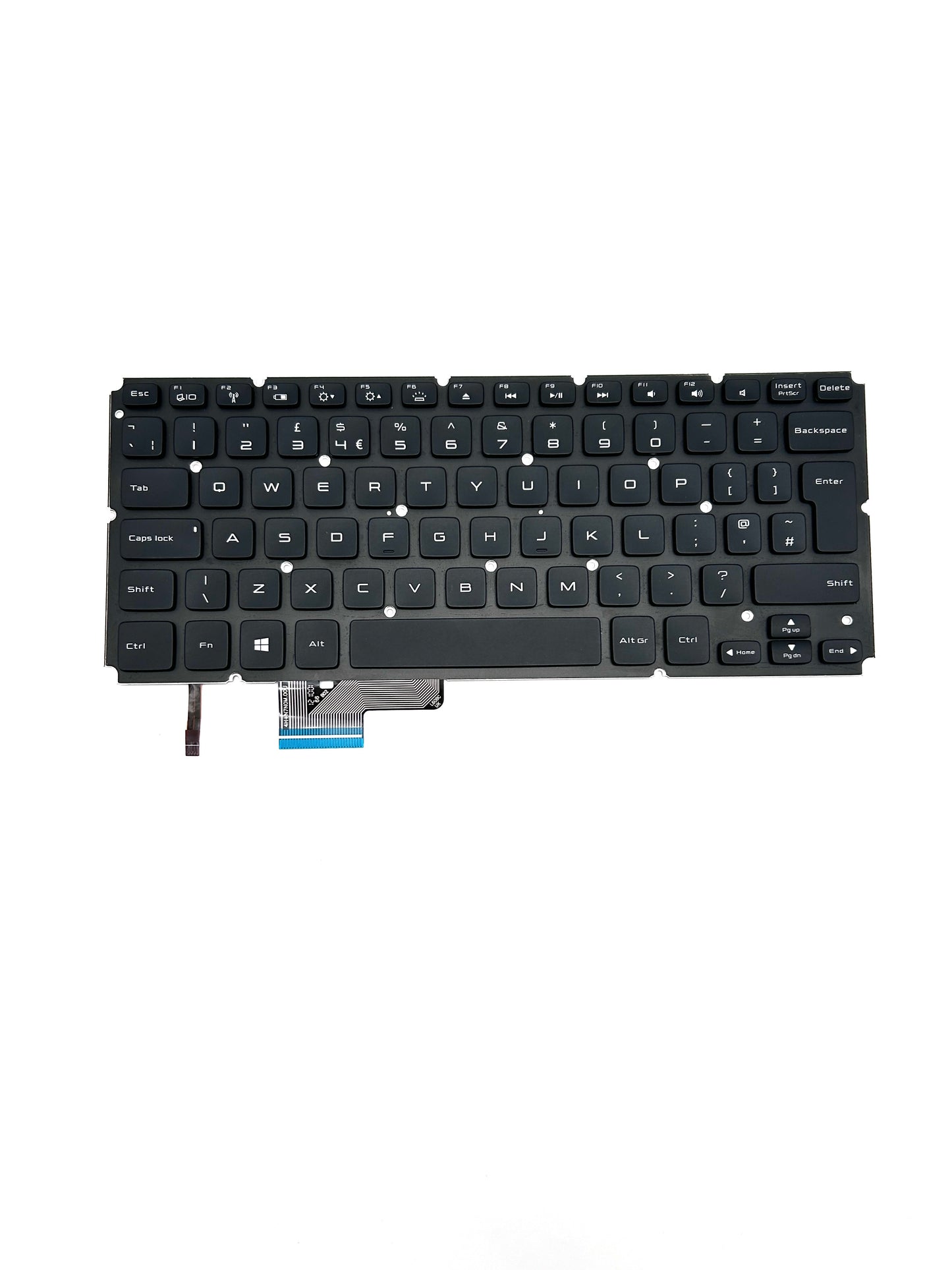 Dell XPS L421X L521X Klaviatūra QWERTY UK ENGLISH (su apšvietimu) 077JRD