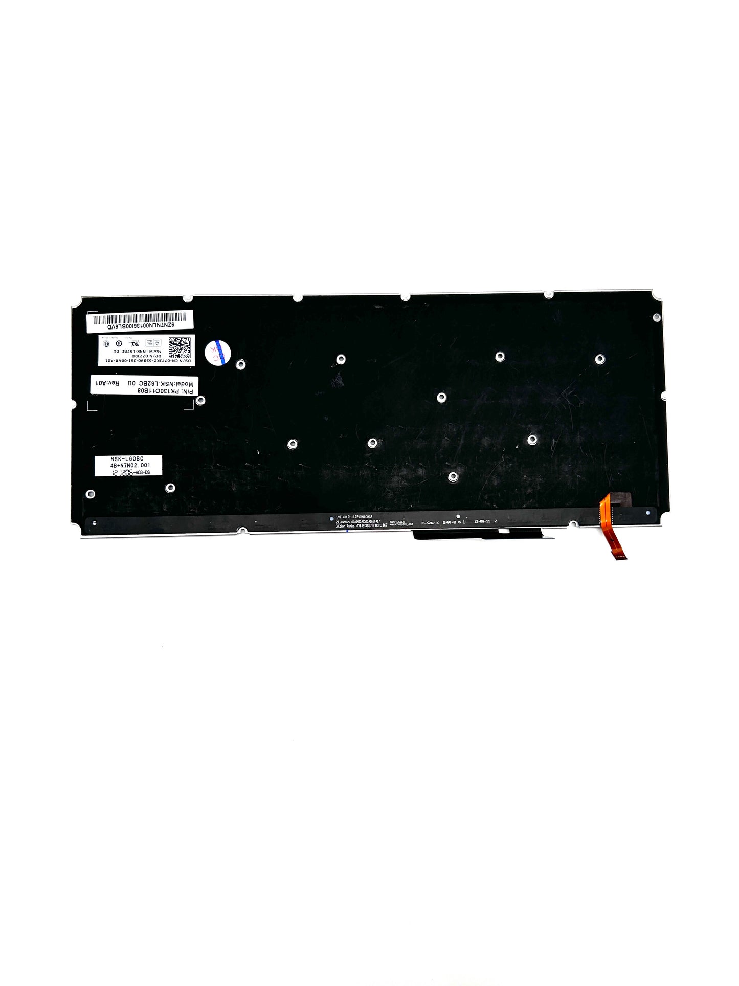 Dell XPS L421X L521X Klaviatūra QWERTY UK ENGLISH (su apšvietimu) 077JRD
