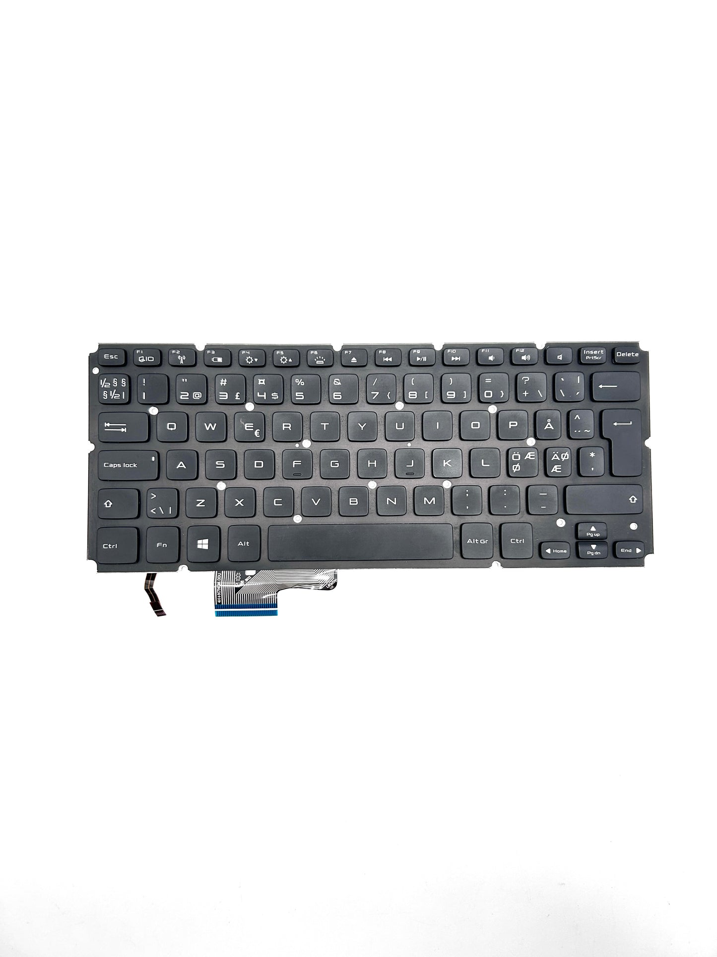 Dell XPS L421X L521X Klaviatūra QWERTY NORDIC (su apšvietimu) 0X7W1K X7W1K