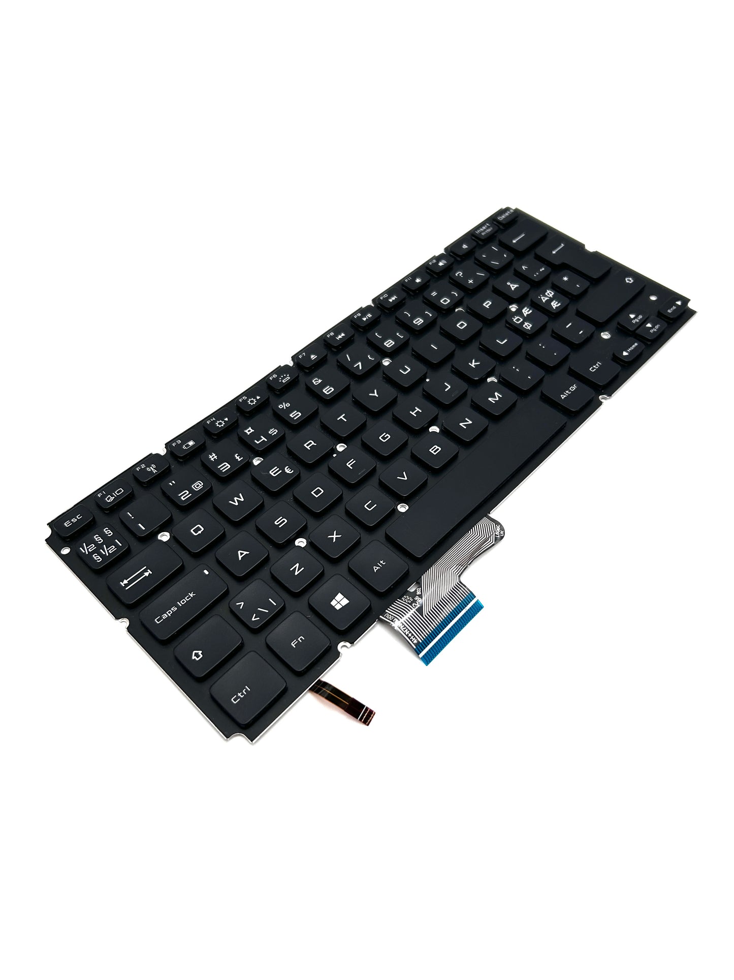 Dell XPS L421X L521X Klaviatūra QWERTY NORDIC (su apšvietimu) 0X7W1K X7W1K
