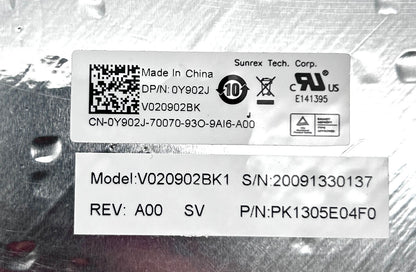 Dell Vostro 1310 1320 Slovenian Klaviatūra QWERTZ (be apšvietimo) 0Y902J Y902J