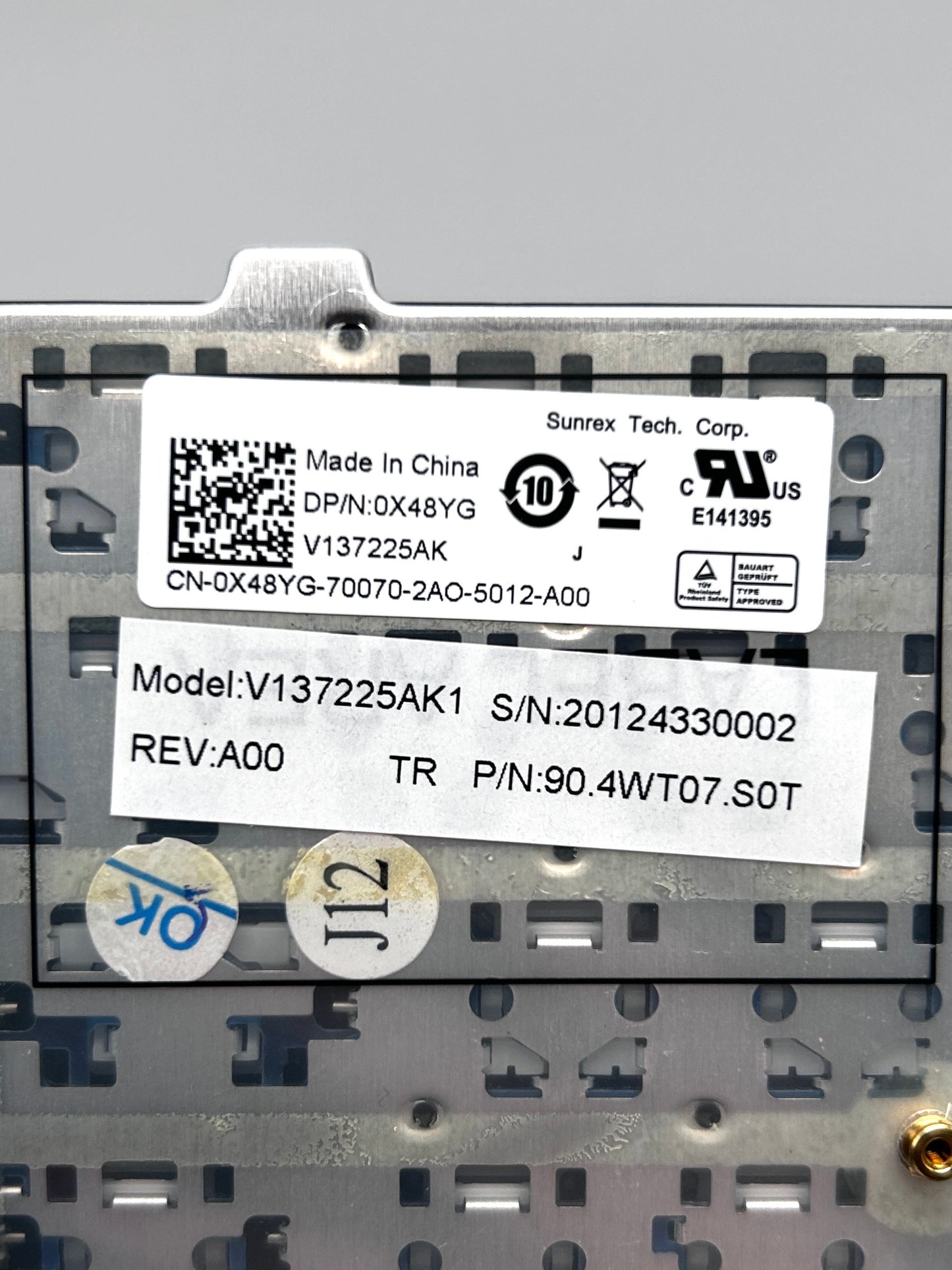 Dell Latitude 3440 Klaviatūra QWERTY TR Turkish (be apšvietimo) 0X48YG