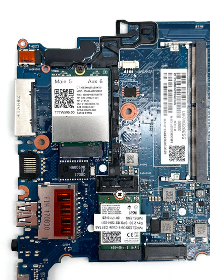 HP EliteBook 820 G4 Motininė Pagrindinė Plokštė DDR4 Intel i5-7200U 914271-601 (Ištestuota ir pilnai veikianti)