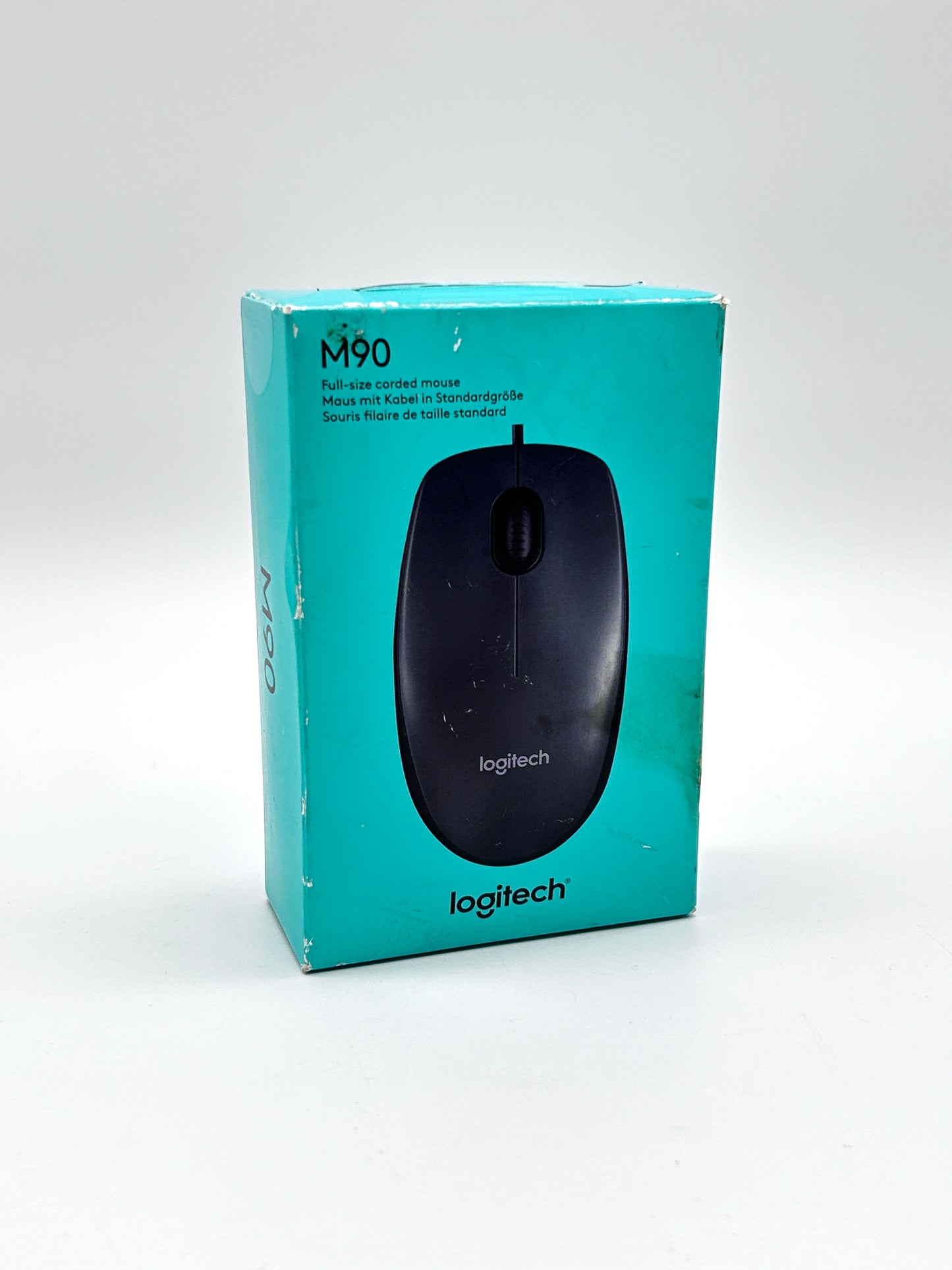 Logitech M90 USB Pilka Laidinė Darbo / Ofiso Pelė