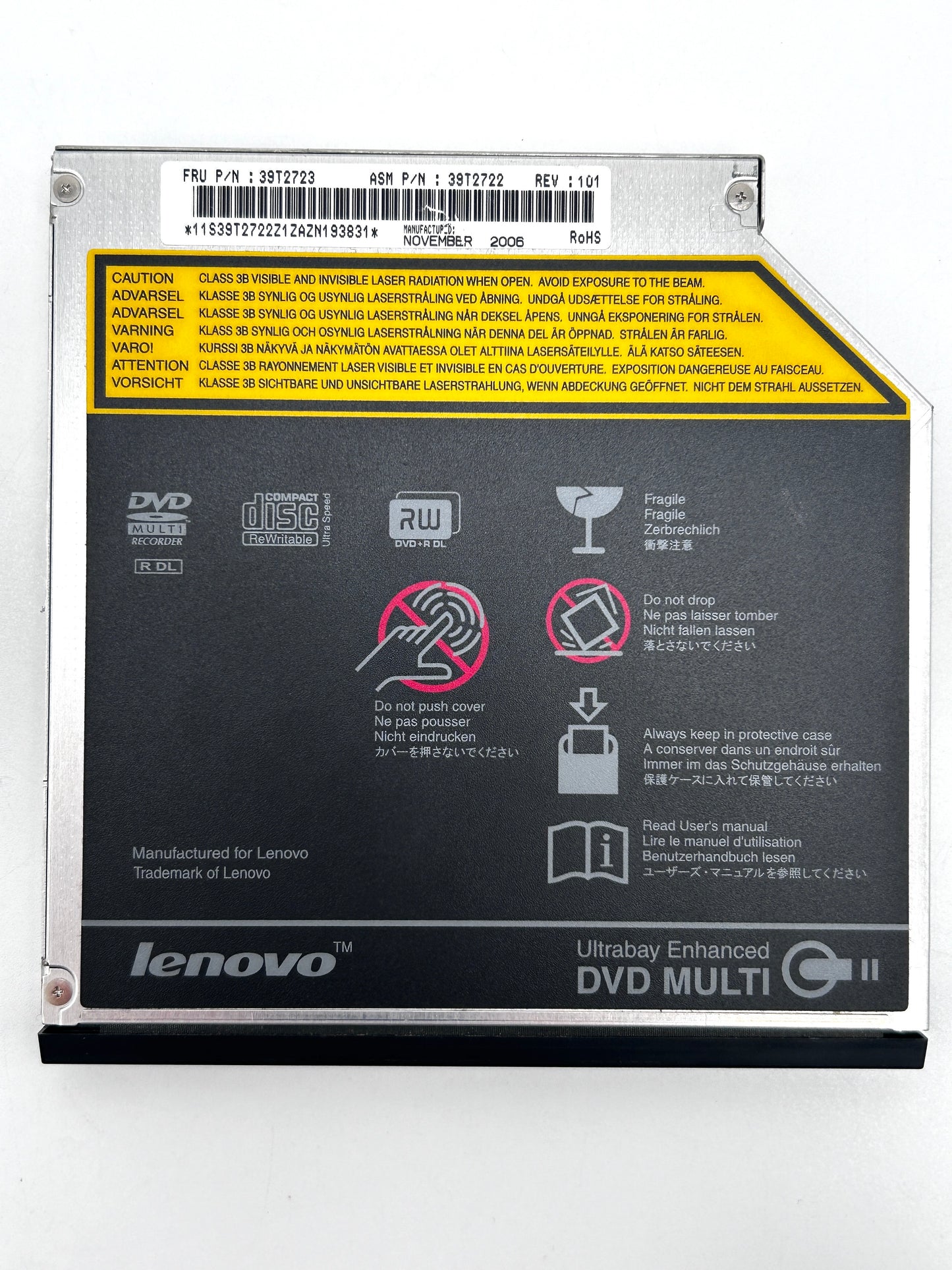 Lenovo ThinkPad R50 R51 R60 R61 DVD CD-RW GMA-4082N 39T2723 39T2722