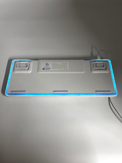 Logitech G713 (Tactile) TKL RGB Mechaninė Gaming Laidinė Balta Žaidimų Klaviatūra