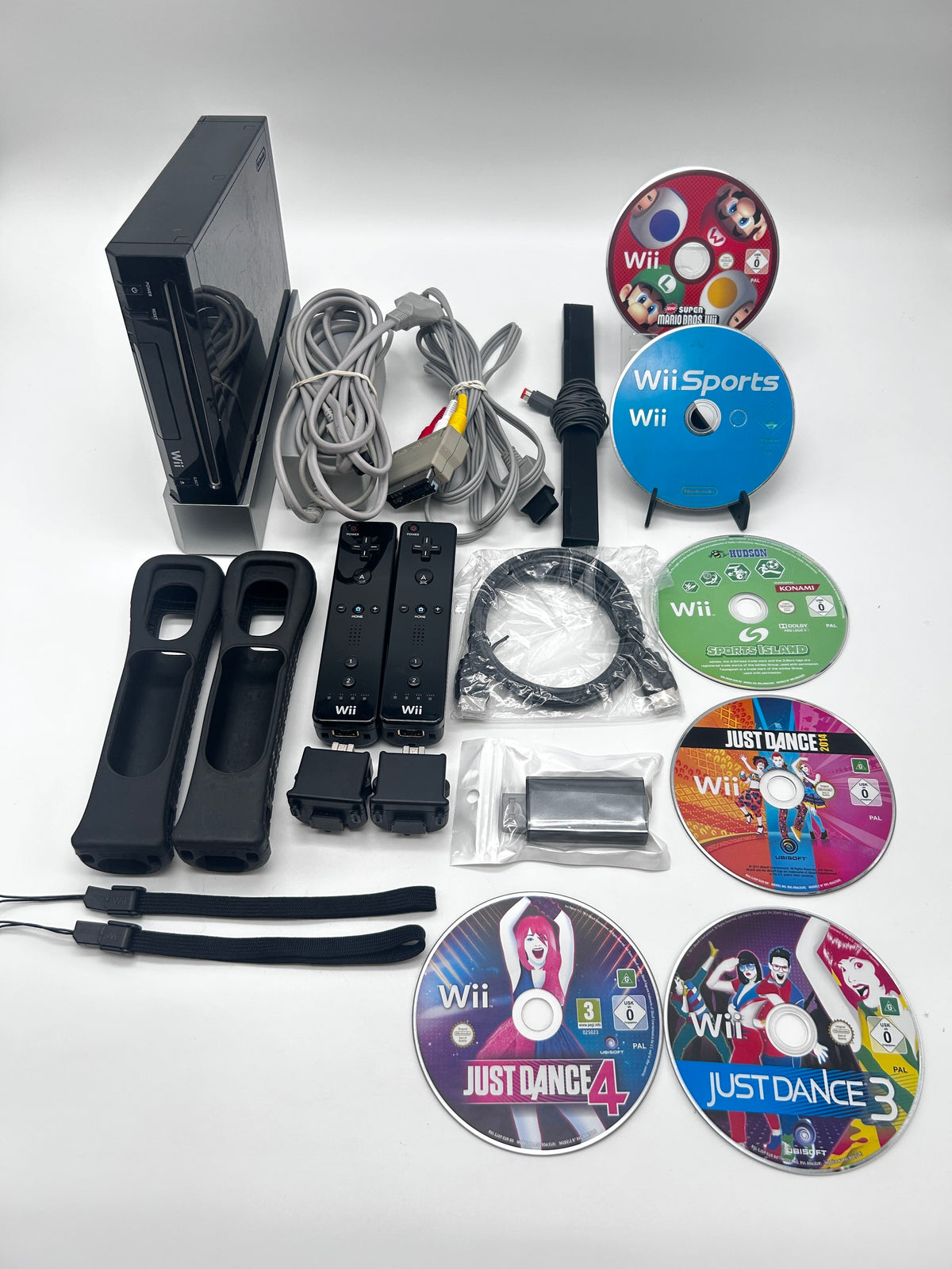 Nintendo Wii RVL-101 Žaidimų Konsolės Juodas Rinkinys