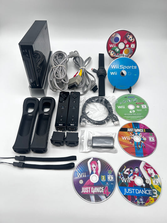 Nintendo Wii RVL-101 Žaidimų Konsolės Juodas Rinkinys