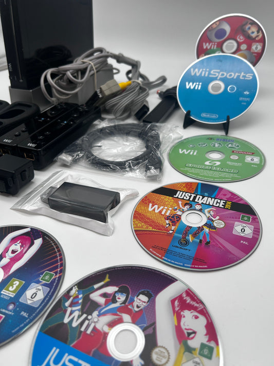 Nintendo Wii RVL-101 Žaidimų Konsolės Juodas Rinkinys