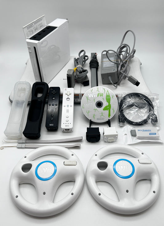 40+ GAMES / Nintendo Wii RVL-001 (EUR) Žaidimų Rinkinys Dviems