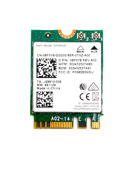 Dell Latitude 5480 Intel WiFi Tinklo Plokštė 8265NGW 08F3Y8