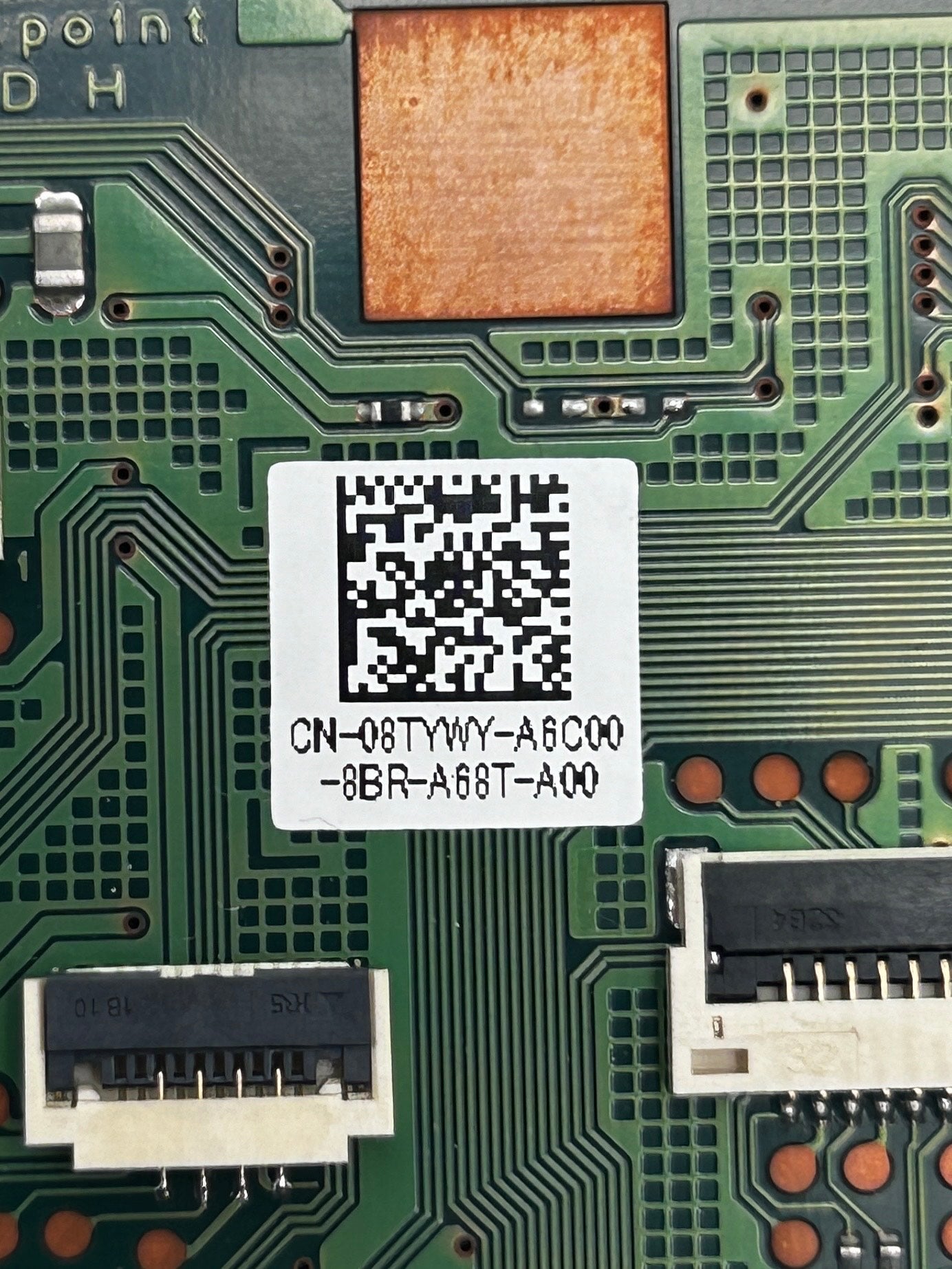Dell Latitude 5290 Klaviatūros Korpusas (Palmrest) Su Jutikliniu Pelės Kilimėliu A174N7