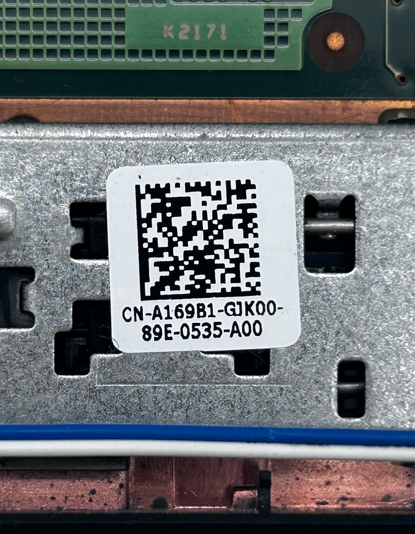 Dell Latitude 5290 Klaviatūros Korpusas (Palmrest) Su Jutikliniu Pelės Kilimėliu A174N7